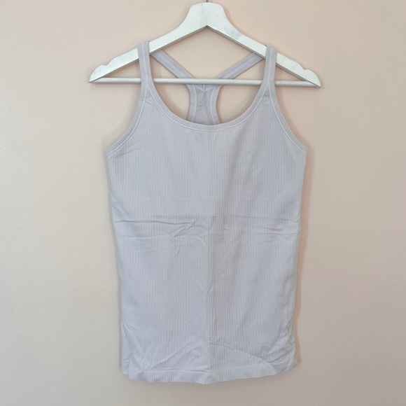 Lululemon Athletica White Razorback Tank Top Size XS - Picture 1 of 3
